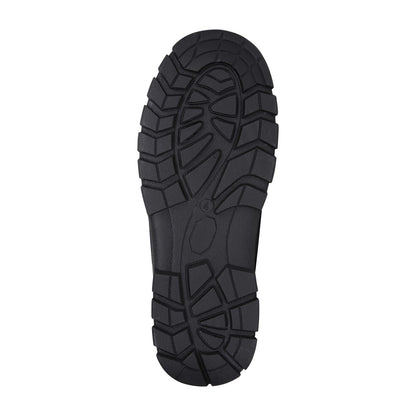 Black - Pack Shot - Mountain Warehouse Childrens-Kids Leather Waterproof Borg Lined Snow Boots