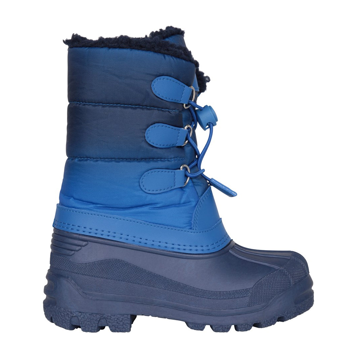 Navy - Side - Mountain Warehouse Childrens-Kids Calgary Snow Boots