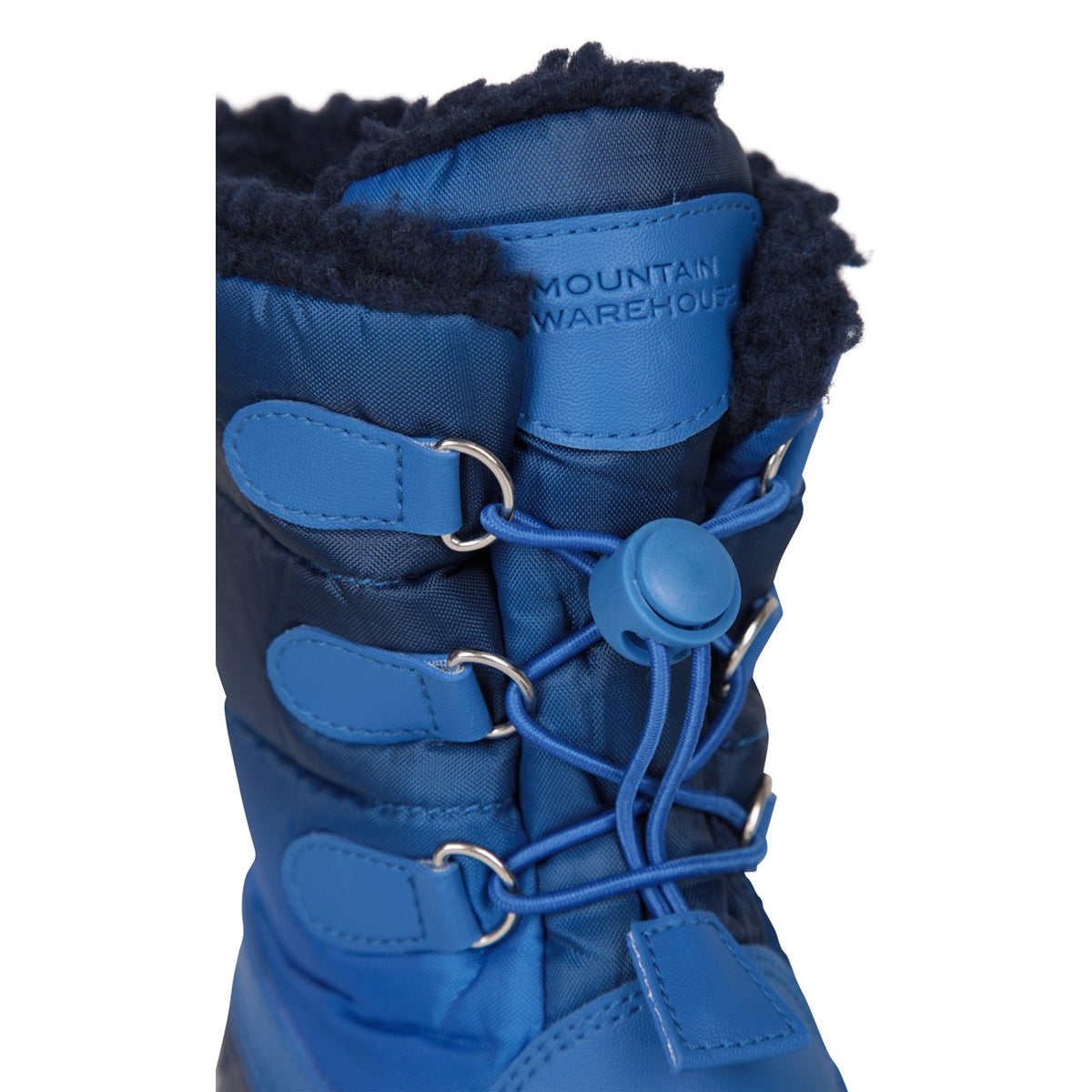 Navy - Close up - Mountain Warehouse Childrens-Kids Calgary Snow Boots