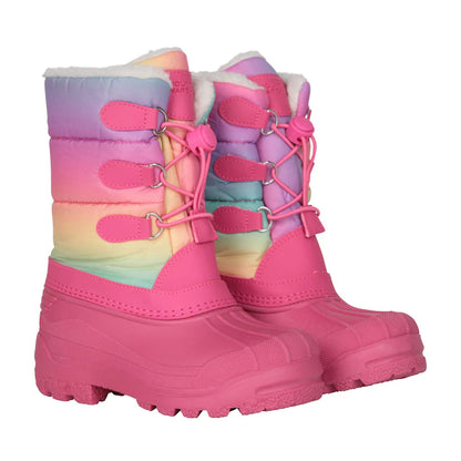 Pink - Front - Mountain Warehouse Childrens-Kids Calgary Snow Boots