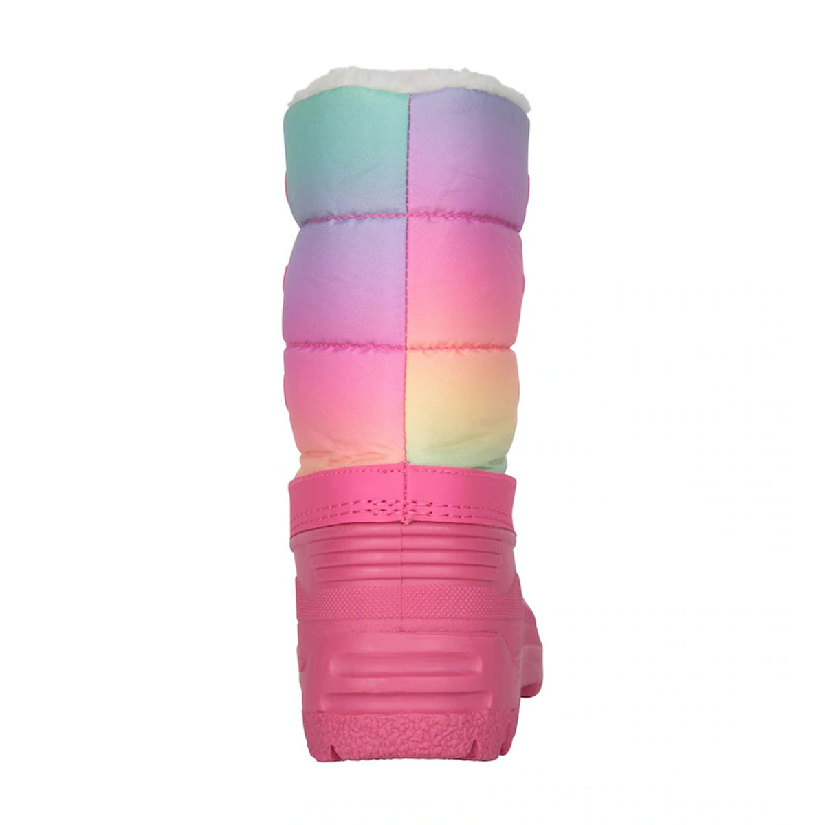 Pink - Back - Mountain Warehouse Childrens-Kids Calgary Snow Boots