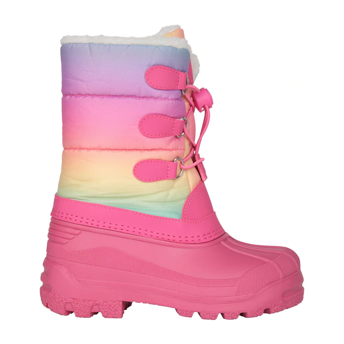 Pink - Side - Mountain Warehouse Childrens-Kids Calgary Snow Boots