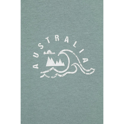 Pale Green - Pack Shot - Mountain Warehouse Womens-Ladies Australia Graphic Relaxed Fit Hoodie
