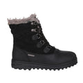 Black - Lifestyle - Mountain Warehouse Womens-Ladies Vostock Leather Waterproof Thermal Snow Boots