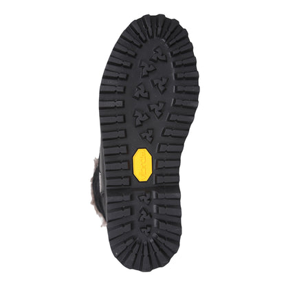 Black - Pack Shot - Mountain Warehouse Womens-Ladies Vostock Leather Waterproof Thermal Snow Boots