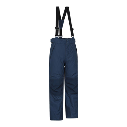 Black - Pack Shot - Mountain Warehouse Childrens-Kids Vortex Extreme Waterproof Ski Jacket & Trousers