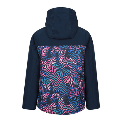 Navy - Back - Mountain Warehouse Childrens-Kids Vortex Extreme Waterproof Ski Jacket & Trousers