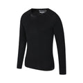 Black - Side - Mountain Warehouse Mens Merino Wool Base Layer Top (Pack of 2)