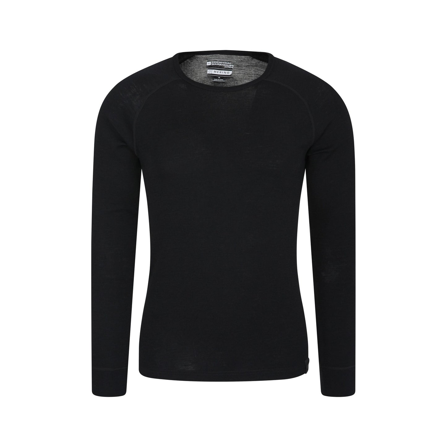 Black - Lifestyle - Mountain Warehouse Mens Merino Wool Base Layer Top (Pack of 2)