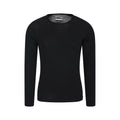 Black - Lifestyle - Mountain Warehouse Mens Merino Wool Base Layer Top (Pack of 2)
