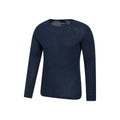 Navy - Side - Mountain Warehouse Mens Merino Wool Base Layer Top (Pack of 2)