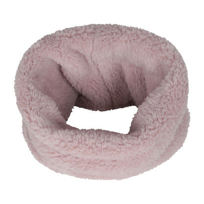 Beige - Side - Mountain Warehouse Womens-Ladies Isotherm Cosy Sherpa Snood Collar Neck Warmer