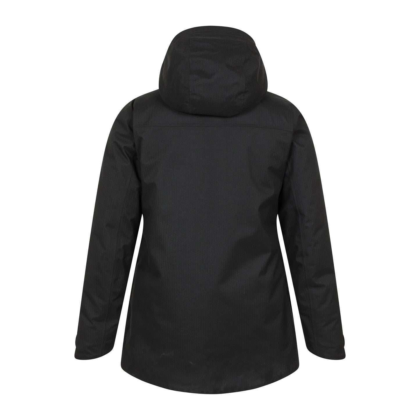 Black - Back - Mountain Warehouse Womens-Ladies Verbier Textured Waterproof Ski Jacket