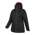 Black - Side - Mountain Warehouse Womens-Ladies Verbier Textured Waterproof Ski Jacket