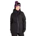 Black - Lifestyle - Mountain Warehouse Womens-Ladies Verbier Textured Waterproof Ski Jacket