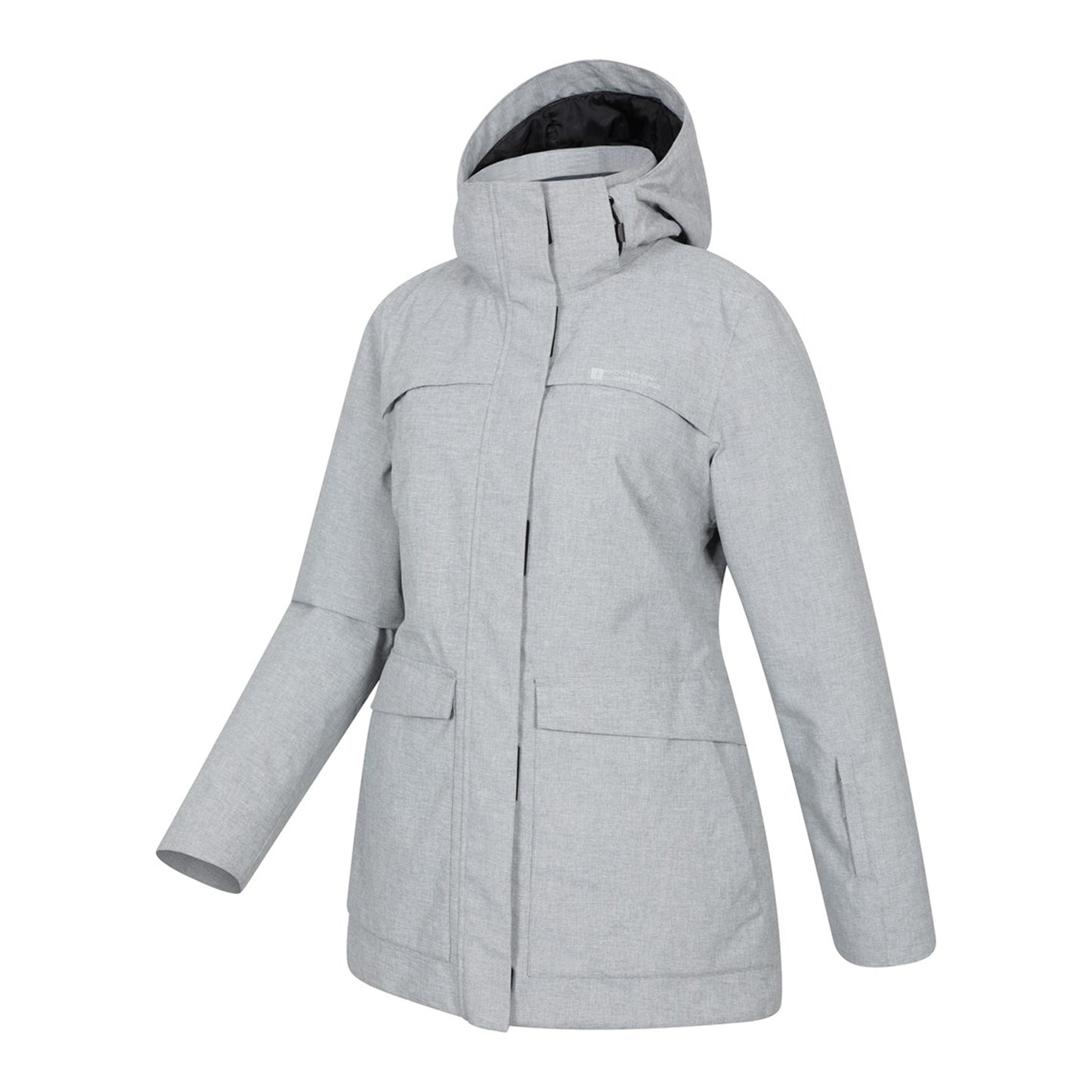 Light Grey - Side - Mountain Warehouse Womens-Ladies Snowdrift Waterproof Ski Jacket