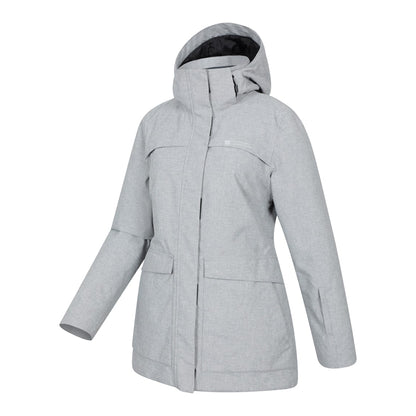 Light Grey - Side - Mountain Warehouse Womens-Ladies Snowdrift Waterproof Ski Jacket