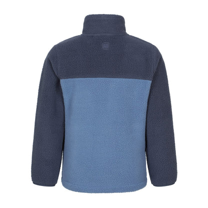 Blue - Back - Mountain Warehouse Childrens-Kids Colour Block Bonded Jacket