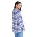 Blue - Back - Mountain Warehouse Womens-Ladies Lottie Supersoft Relaxed Fit Shirt