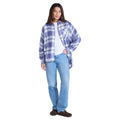Blue - Side - Mountain Warehouse Womens-Ladies Lottie Supersoft Relaxed Fit Shirt