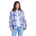 Blue - Front - Mountain Warehouse Womens-Ladies Lottie Supersoft Relaxed Fit Shirt