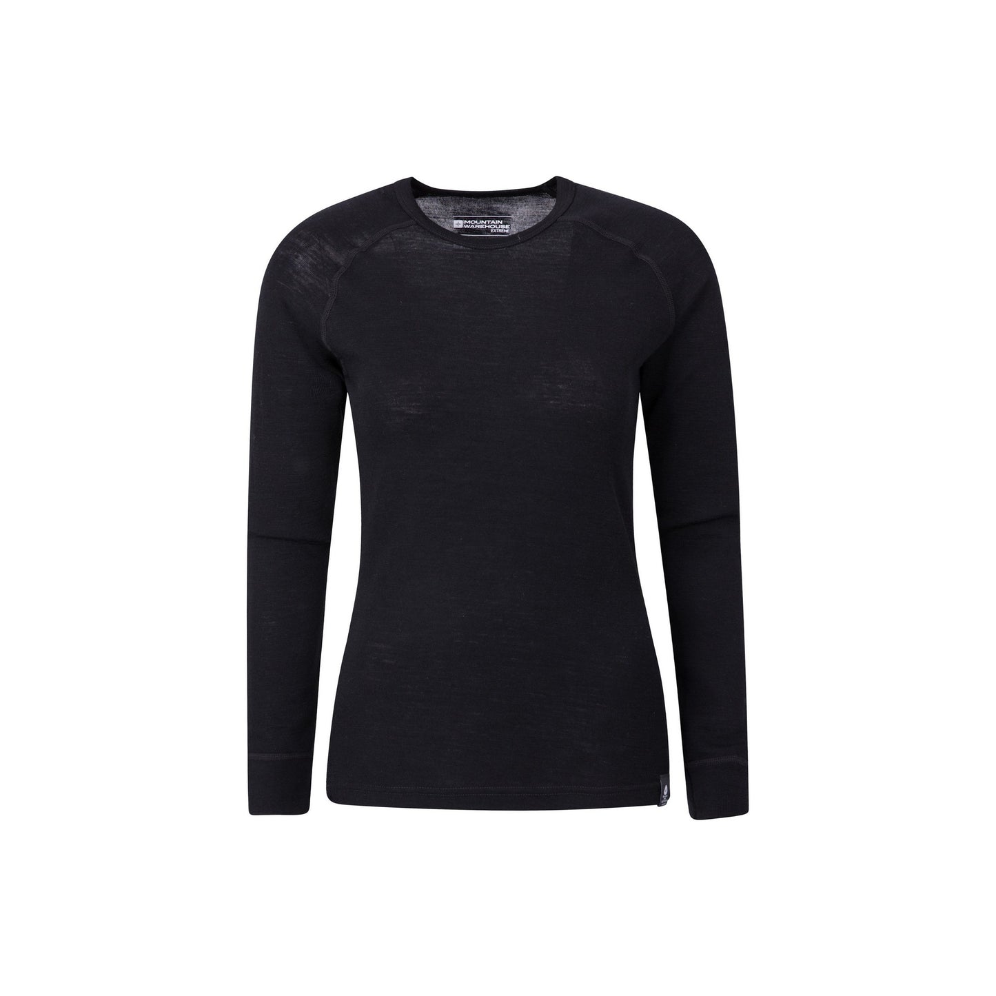 Black - Lifestyle - Mountain Warehouse Womens-Ladies Merino Blend Long-Sleeved Thermal Top (Pack of 2)