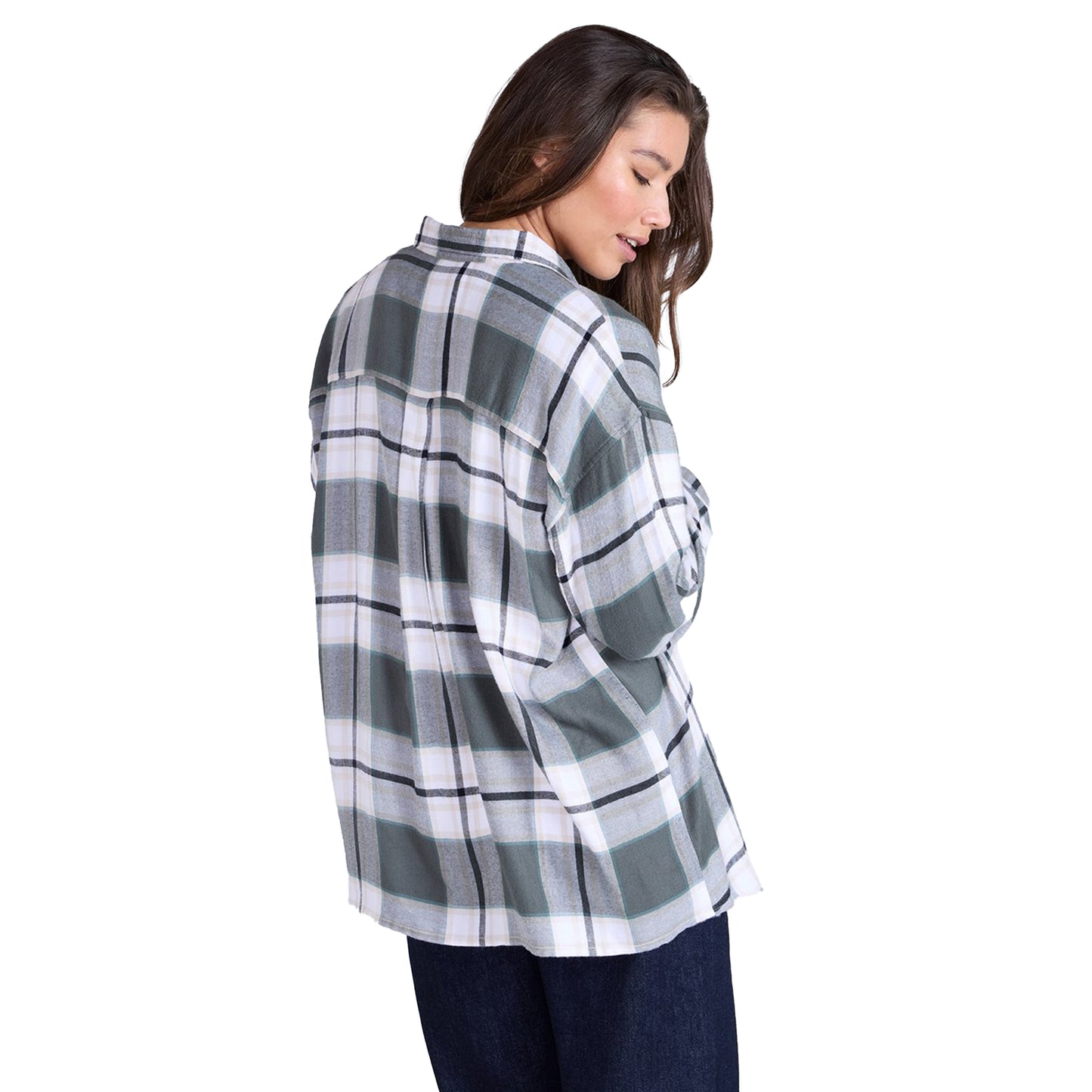 Green - Back - Animal Womens-Ladies Masie Supersoft Relaxed Fit Shirt