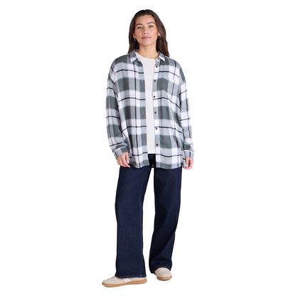 Green - Lifestyle - Animal Womens-Ladies Masie Supersoft Relaxed Fit Shirt