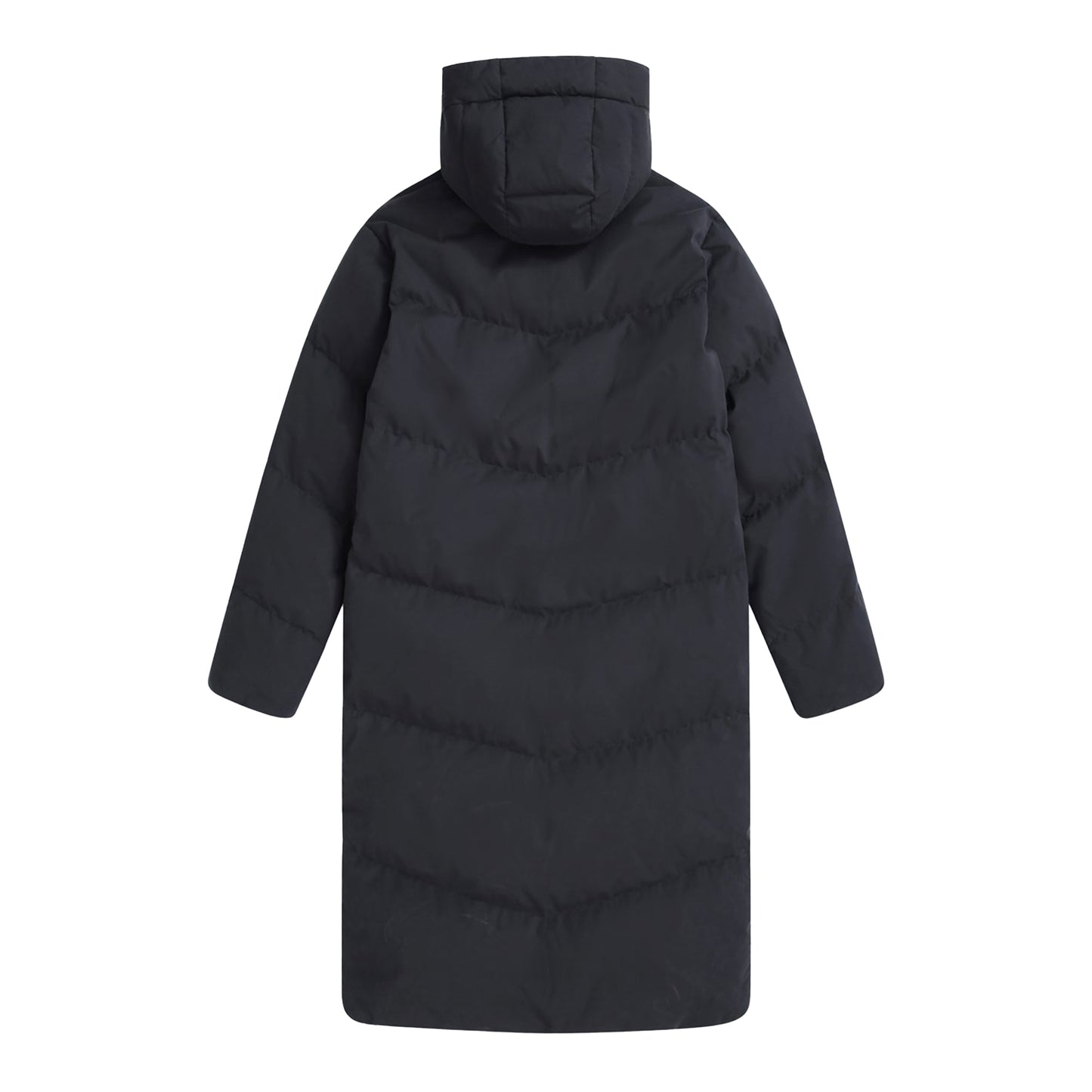 Black - Back - Animal Womens-Ladies Tess Longline Down Jacket