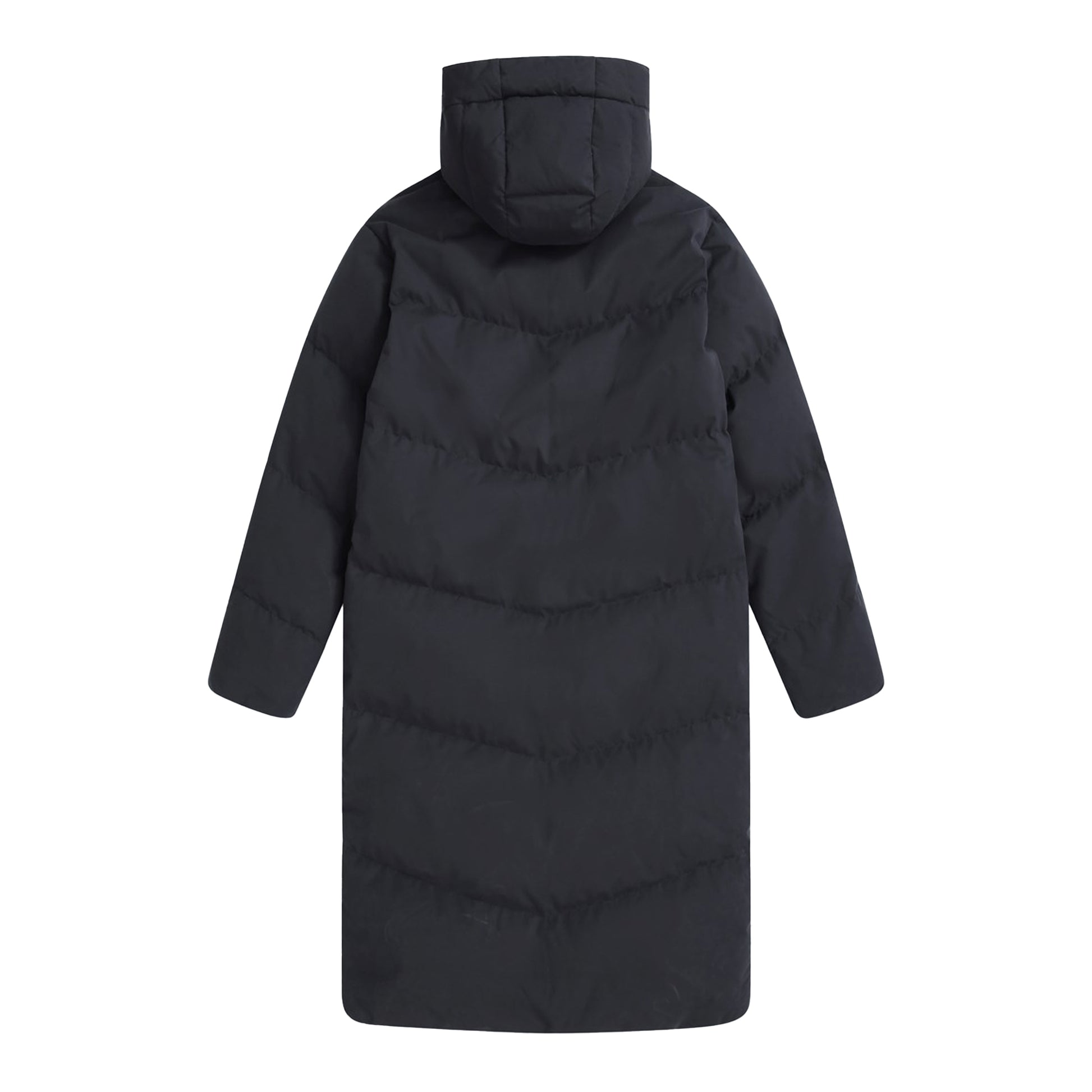 Black - Back - Animal Womens-Ladies Tess Longline Down Jacket