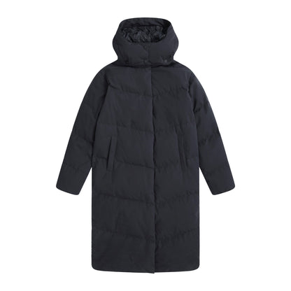 Black - Front - Animal Womens-Ladies Tess Longline Down Jacket