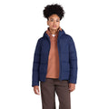 Navy - Side - Animal Womens-Ladies Tech Midweight Down Jacket
