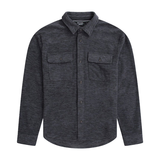 Navy - Front - Animal Mens George Fleece Shirt
