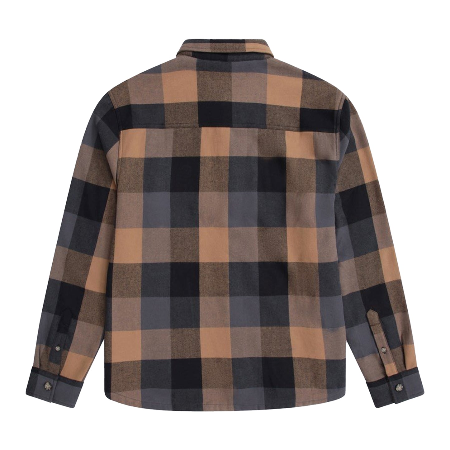 Dark Beige - Back - Animal Mens Seth Bonded Fleece Jacket