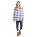 Grey - Lifestyle - Mountain Warehouse Womens-Ladies Elm Flannel Relaxed Fit Long-Sleeved Shirt