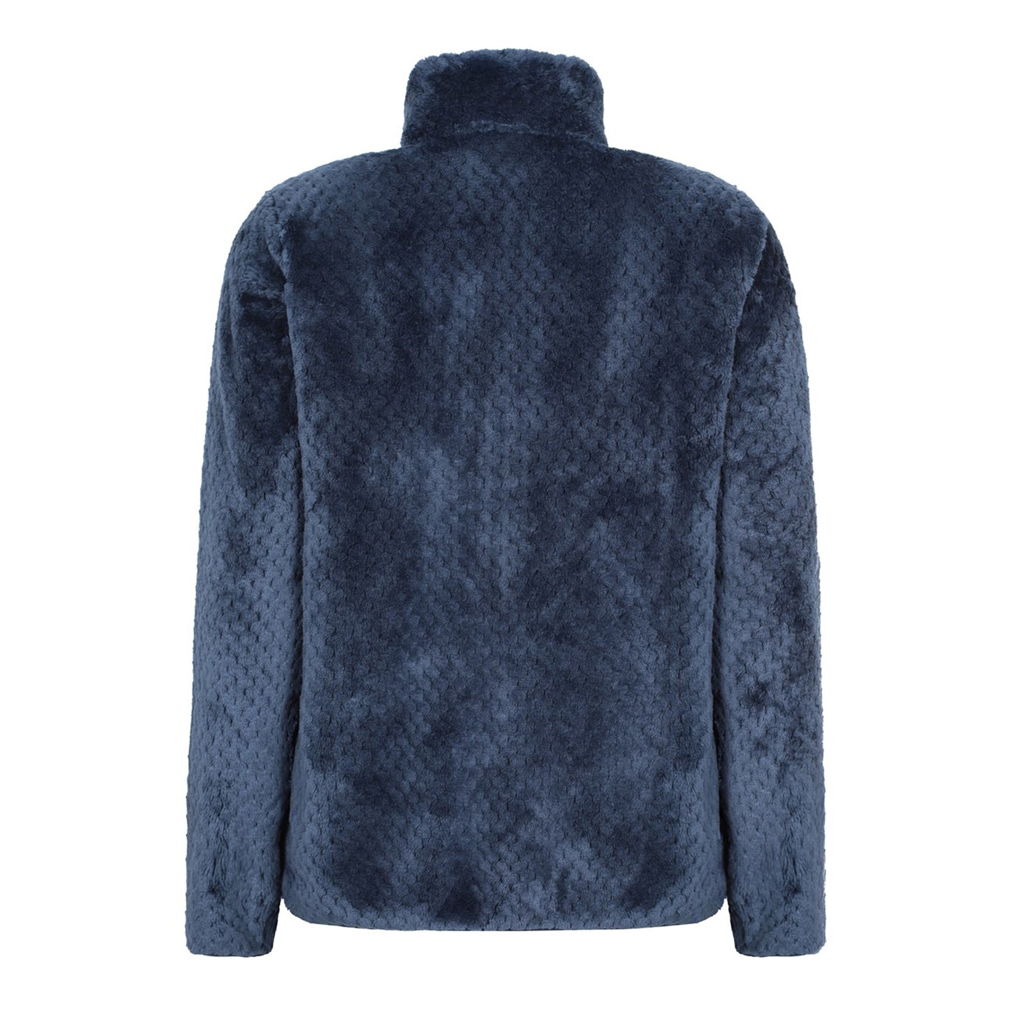 Navy - Back - Mountain Warehouse Womens-Ladies Ivy Honeycomb Fleece Top