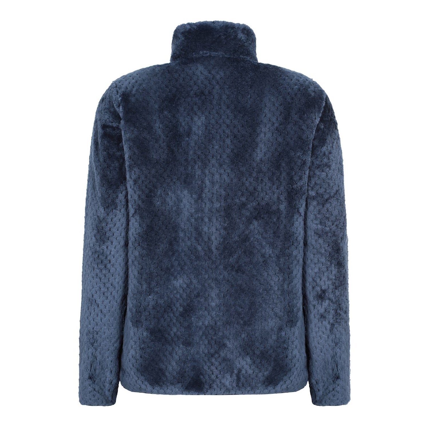 Navy - Back - Mountain Warehouse Womens-Ladies Ivy Honeycomb Fleece Top
