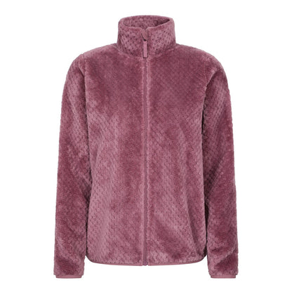 Pink - Front - Mountain Warehouse Womens-Ladies Ivy Honeycomb Fleece Top