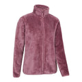 Pink - Side - Mountain Warehouse Womens-Ladies Ivy Honeycomb Fleece Top