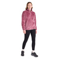 Pink - Lifestyle - Mountain Warehouse Womens-Ladies Ivy Honeycomb Fleece Top