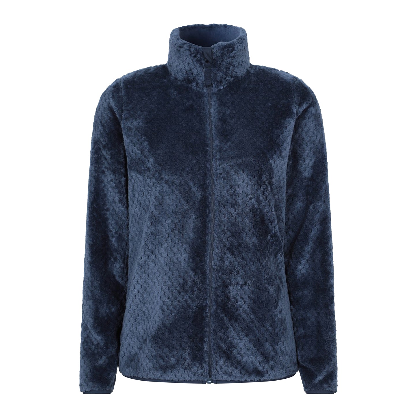 Navy - Front - Mountain Warehouse Womens-Ladies Ivy Honeycomb Fleece Top