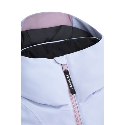 Pale Blue - Side - Animal Womens-Ladies Juniper Panelled Ski Jacket