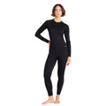 Black - Lifestyle - Animal Womens-Ladies Merino Wool Base Layer Bottoms
