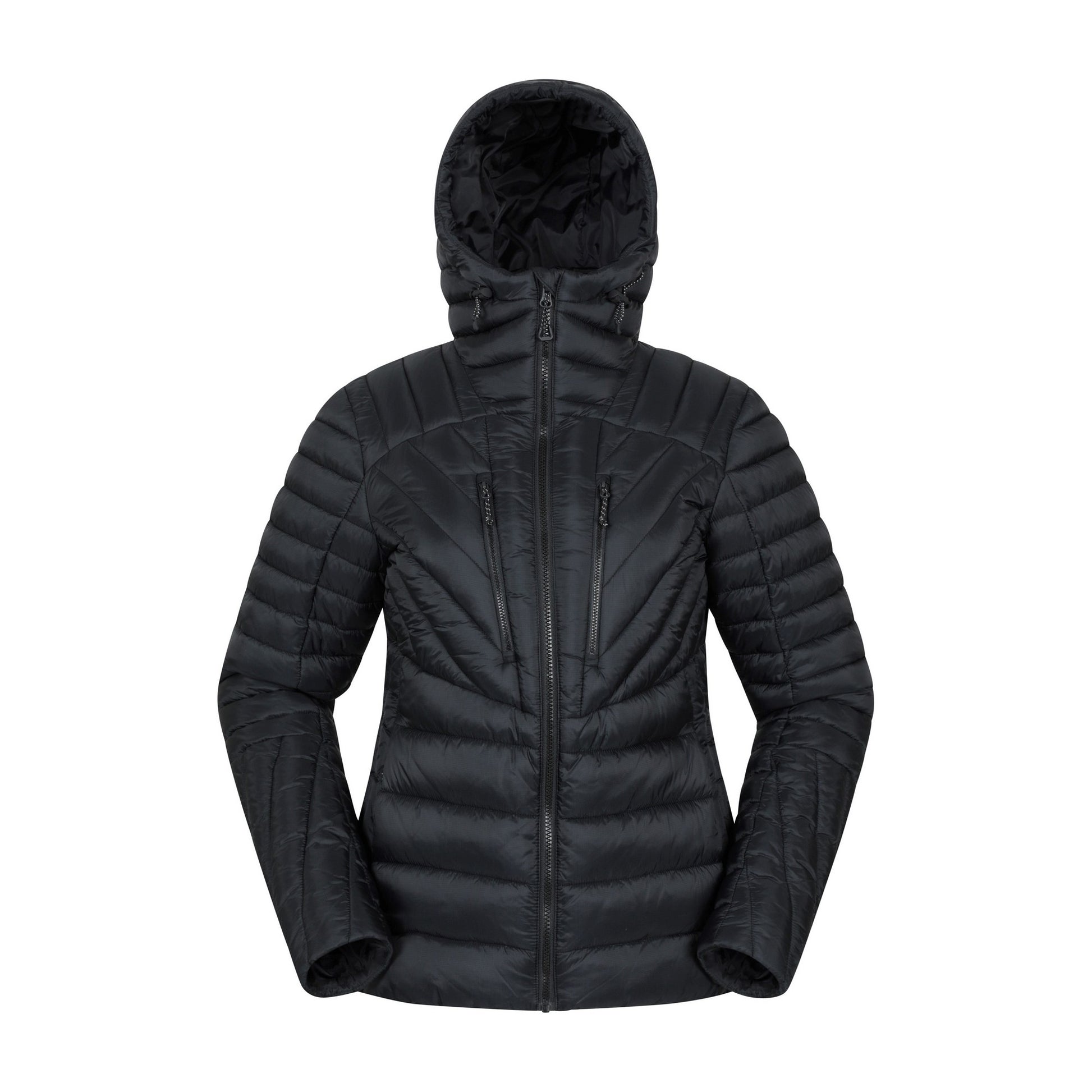Black - Front - Mountain Warehouse Womens-Ladies Sky Padded Jacket