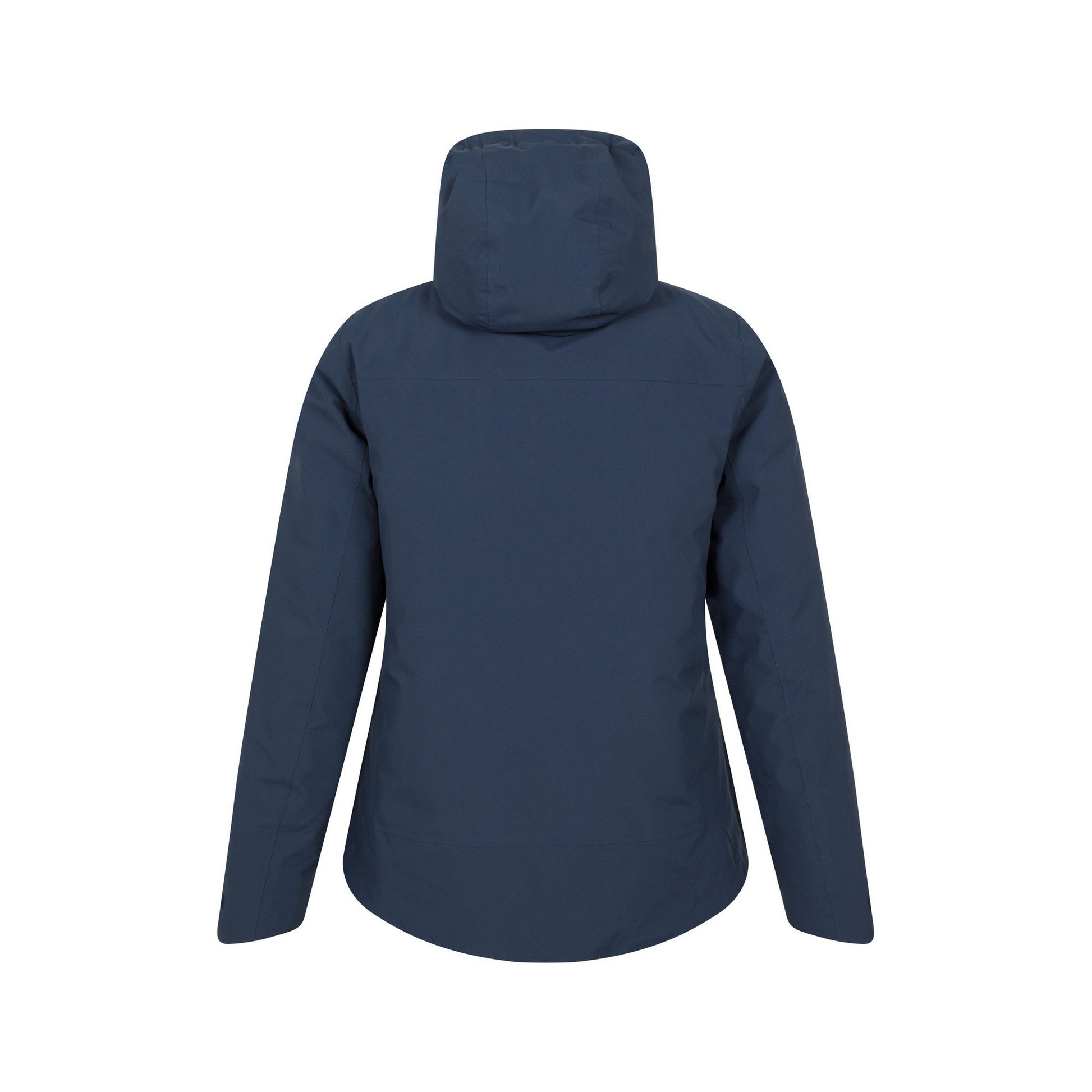 Blue - Back - Mountain Warehouse Womens-Ladies Mallory Short Waterproof Padded Jacket