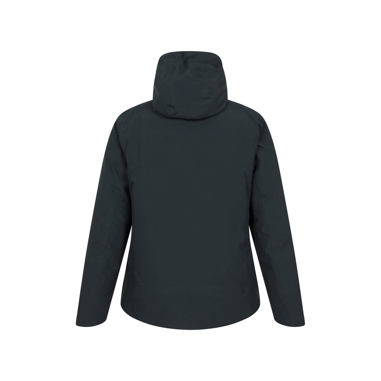 Black - Back - Mountain Warehouse Womens-Ladies Mallory Short Waterproof Padded Jacket