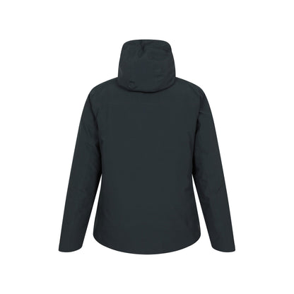 Black - Back - Mountain Warehouse Womens-Ladies Mallory Short Waterproof Padded Jacket