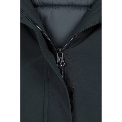 Black - Pack Shot - Mountain Warehouse Womens-Ladies Mallory Short Waterproof Padded Jacket