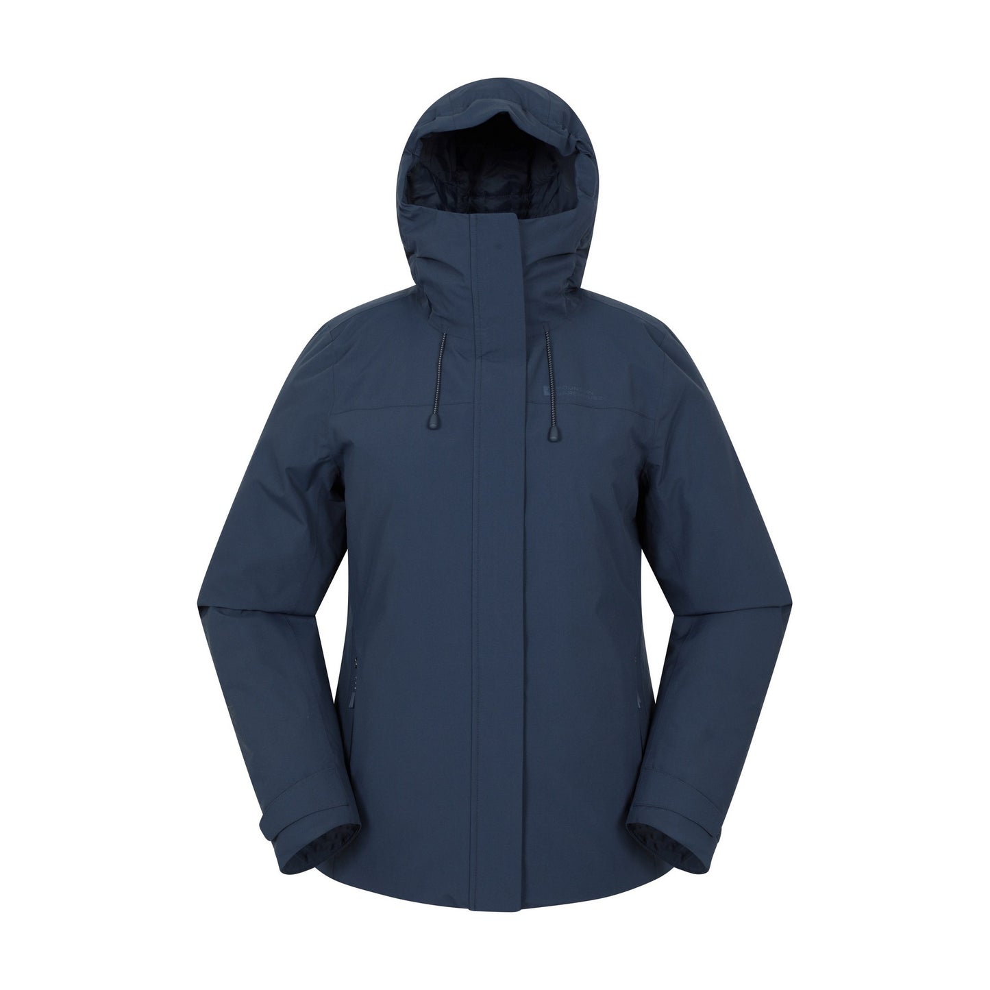 Blue - Front - Mountain Warehouse Womens-Ladies Mallory Short Waterproof Padded Jacket