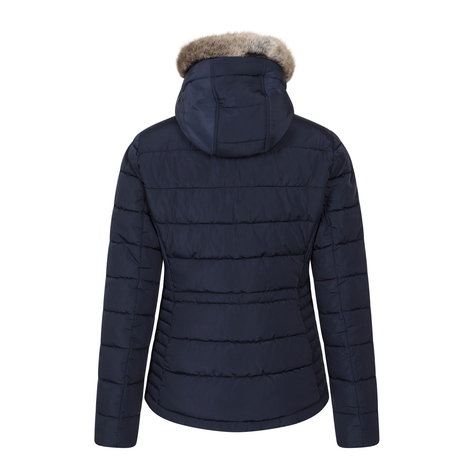 Navy - Back - Mountain Warehouse Womens-Ladies Comfort Padded Jacket